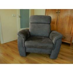 Grijs/bruine fauteuil