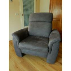 Grijs/bruine fauteuil