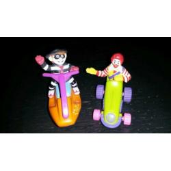 2x McDonald's Rev-Ups/Vroomers speelgoed Happy Meal 1992