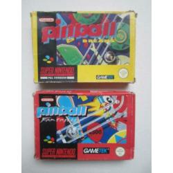 Pinball Dreams of Fantasies SNES Super Nintendo NES