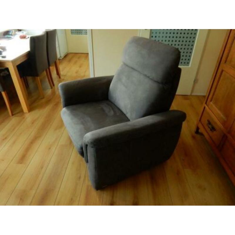 Grijs/bruine fauteuil