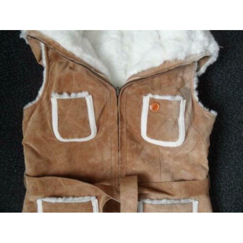 Nieuwe Object body warmer jas teddy bont mt L