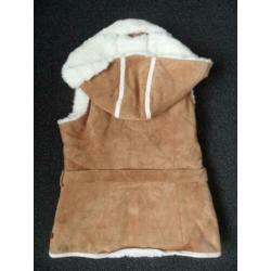 Nieuwe Object body warmer jas teddy bont mt L