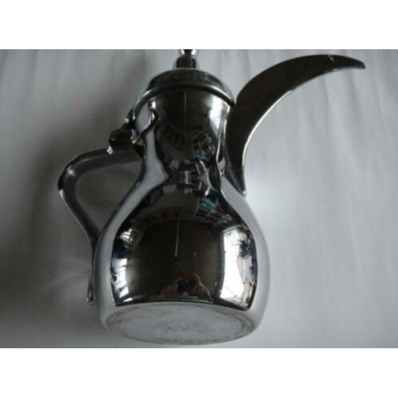 Al SAIF Stainless Steel Dallah koffiepot , Silver