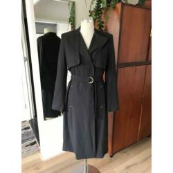 H&M trench coat mt 36 donkergrijs