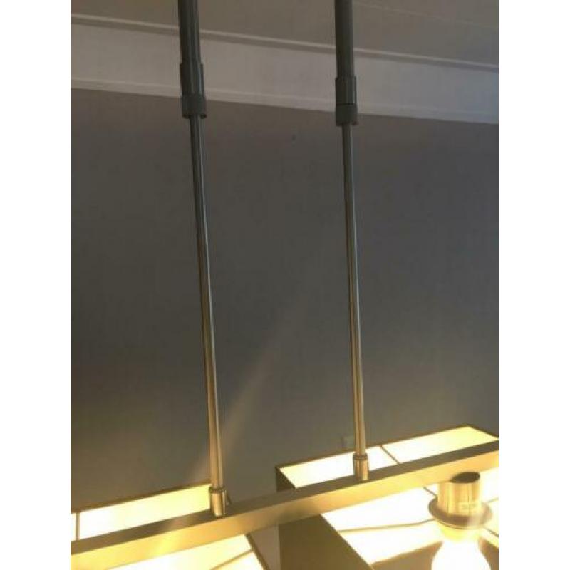 Hanglamp met stoffen lampenkap