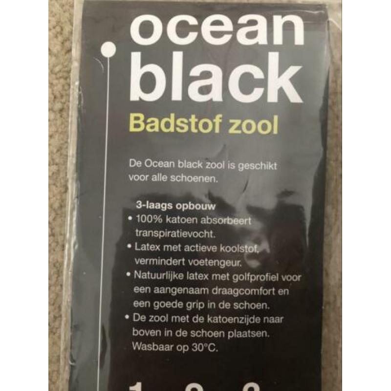 De nieuwe Ocean Black Nieuwe Badstof zool!