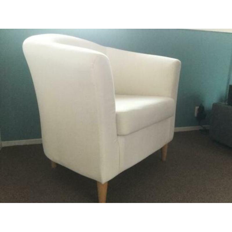 Ikea witte stofbekleding fauteuille