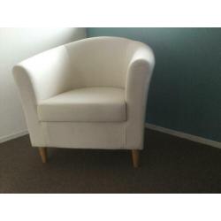 Ikea witte stofbekleding fauteuille