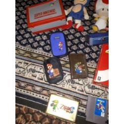 Nintendo verzameling, nintendo koffer, paperboy, game boy