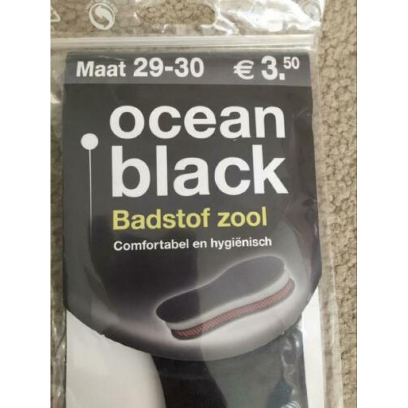 De nieuwe Ocean Black Nieuwe Badstof zool!