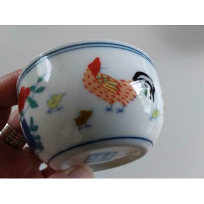 Chinese Chenghua chicken cup