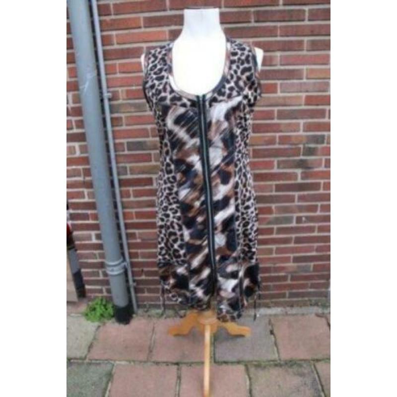 Jurk bruin leopard Biba mt M