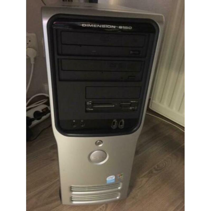 Dell Dimension 9150 Desktop met losse 17” monitor en Audio b