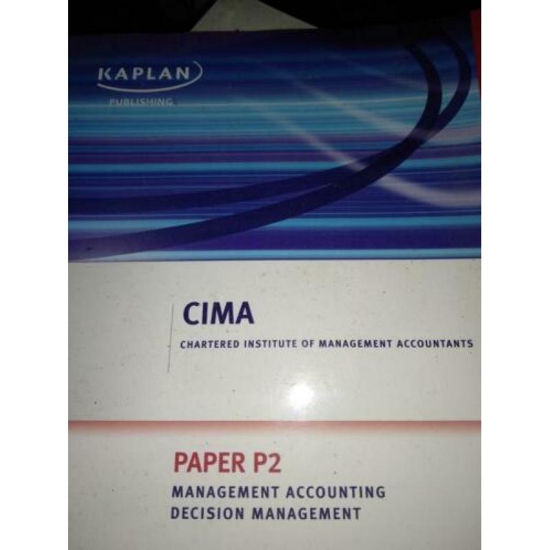 CIMA management accounting cursus complete