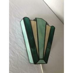 Jugendstil Tiffany Wandlamp Art Nouveau Lamp Glas In Lood