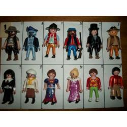 ABC figuren poppetjes biker non oma dracula soldaat indiaan