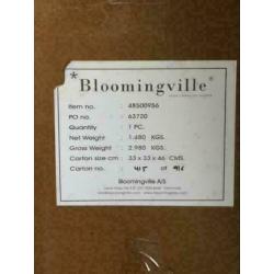 Bloomingville alu bijzettafel goud/grijs nieuw 40x30