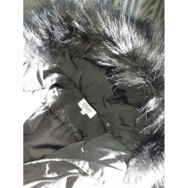 Te koop dames parka jas + bont