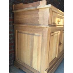 Commode massief eikenhout