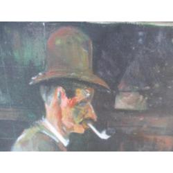 naar Paul Sezanne, Jaueurs de cartres. Pastel ,1930/1940.