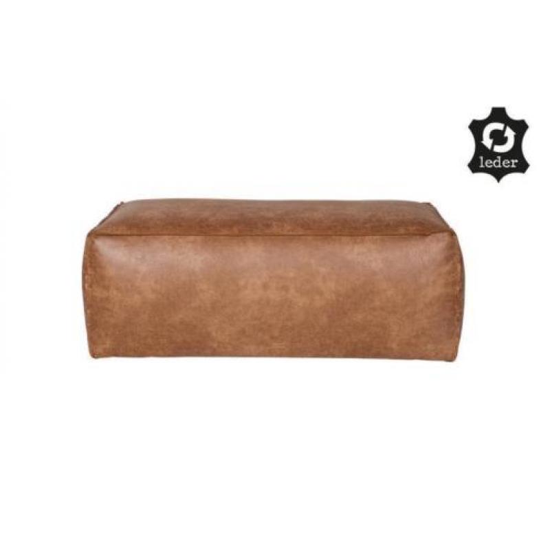 BePureHome Poef Rodeo Cognac