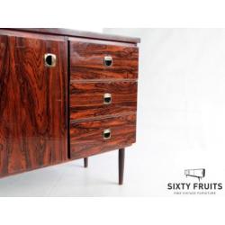 840 Vintage Badkamerkast Rosewood retro design