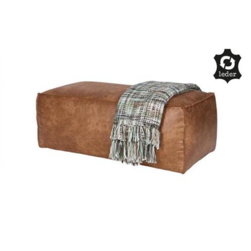 BePureHome Poef Rodeo Cognac