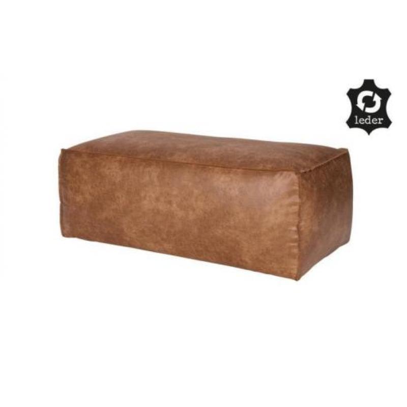 BePureHome Poef Rodeo Cognac