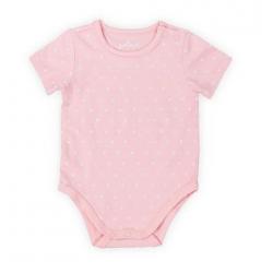 Jollein romper Hearts soft pink