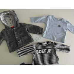 pakket babykleding jongentje maat 50